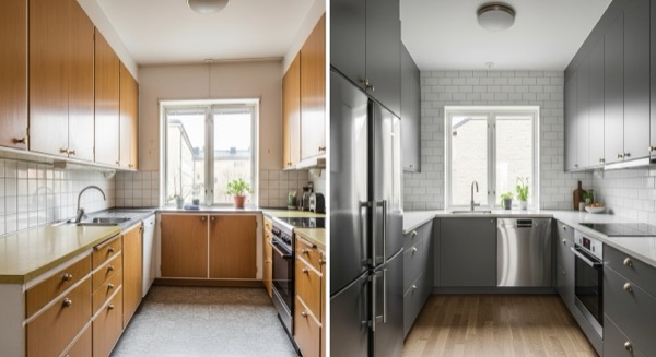 Putkiasentajat tarkistavat linjasaneerauksen etenemistä